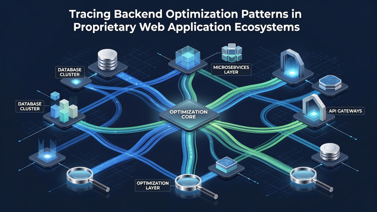 Tracing Backend Optimization Patterns in Proprietary Web Application Ecosystems